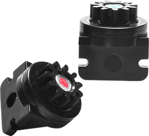 Special shaped gear wheel damper customized rotary dampener for automoitve SOS button
